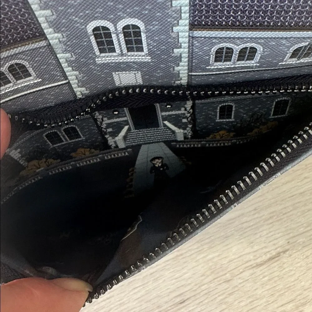 Loungefly Wednesday Nevermore Academy Castle Glow Mini Backpack NWT